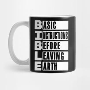 BIBLE Basic Instructions Before Leaving Earth Mug